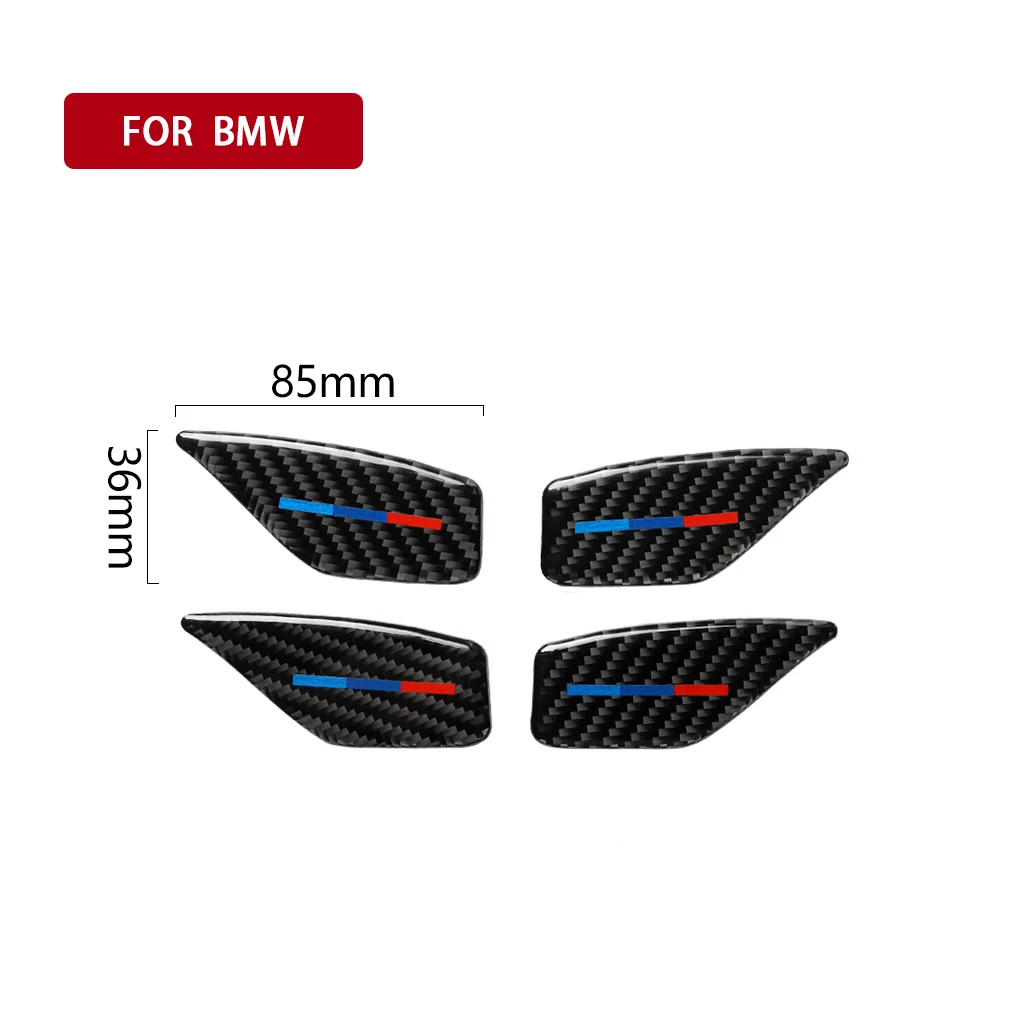 

Carbon fiber car interior interior door bowl frame decoration, suitable For BMW 5 series G30 G38 stickers 4 pieces/set