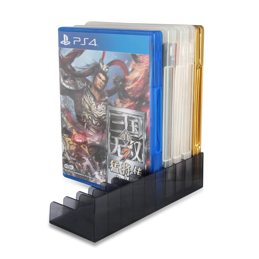 2 шт. PS4/Slim/Pro 10 игровых дисков хранения стенд игры держатель кронштейн для Sony