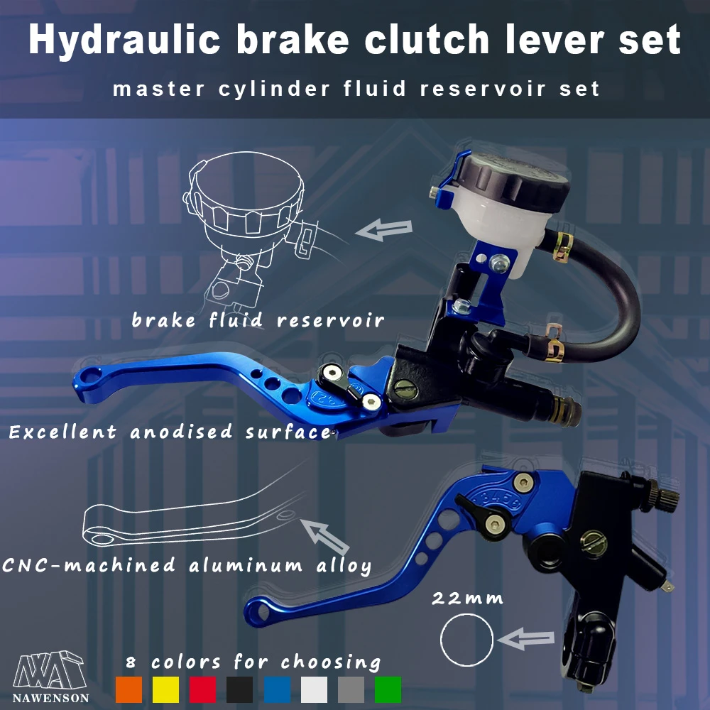 Гидравлический тормоз мотоциклетный тормозной насос цилиндрическая ручка рычаг