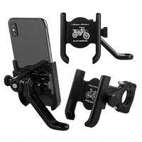1pc aluminum alloy motorcycle bicycle phone holder motorbike bike handlebar gps navigation stand mobile phone support rack