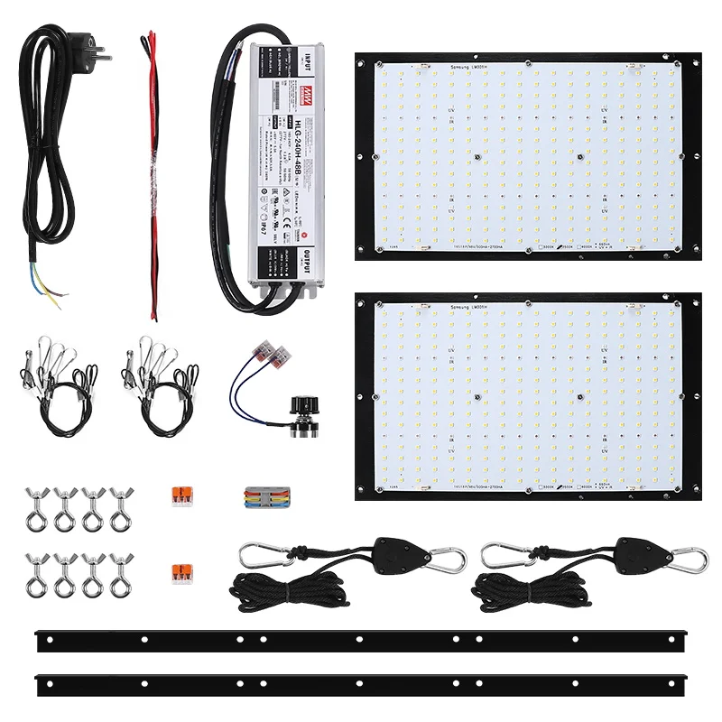 Мощная полноспектральная Квантовая Светодиодная панель Samsung V3 240 Вт lm301h 3000K 3500K mix