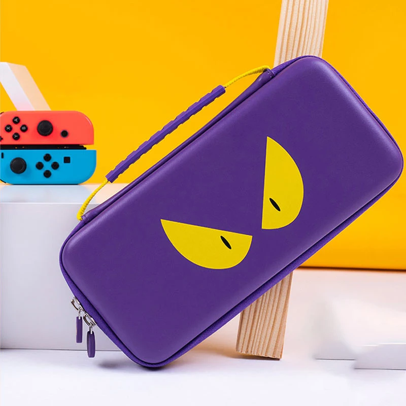 

NS Switch Storage Bag Purple Devil Travel Case NS Hard Shell Cover Waterproof Box For Nintendo Switch Lite Mini Game Accessorie