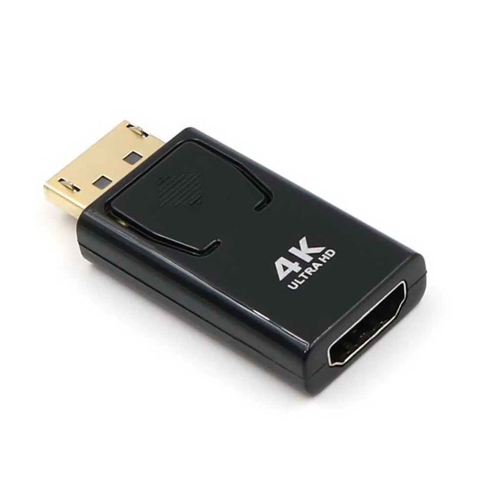 Hot Display Port DP to HDMI-compatible Adapter Male To Female Converter 4K Ultra HD Video Audio Connector for HDTV PC Wholesale |