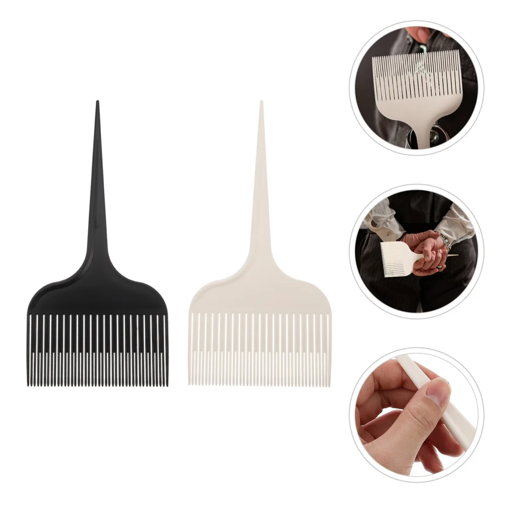 2 шт. расческа для волос с крысиным хвостом и широкими зубьями|Расчески| |