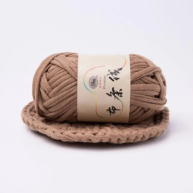 14 Розничная 100 г/мяч плотная ткань полосы пряжи полиэстер ремесло ручная вязка крючком DIY подстилка-подушка полоса ткани FZ11 - Цвет: 14