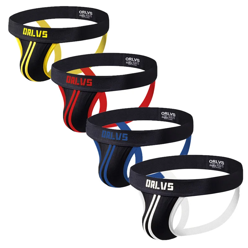 4 шт./лот мужское нижнее белье бандаж открытая попа стринги сексуальные с