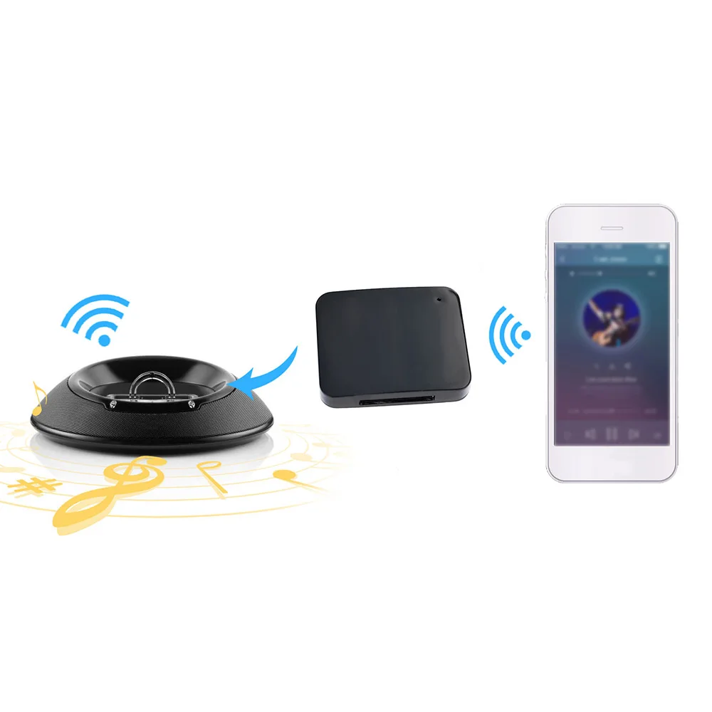 Docooler BT5.0 беспроводной приемник 30Pin стерео аудио адаптер мини музыкальный для Teac TC