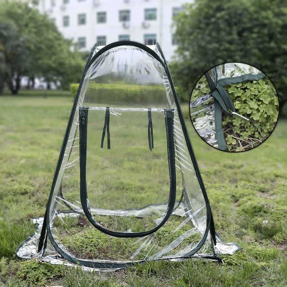 Сад теплицы портативный складной мини прозрачные ПВХ теплая комната | Дом и сад