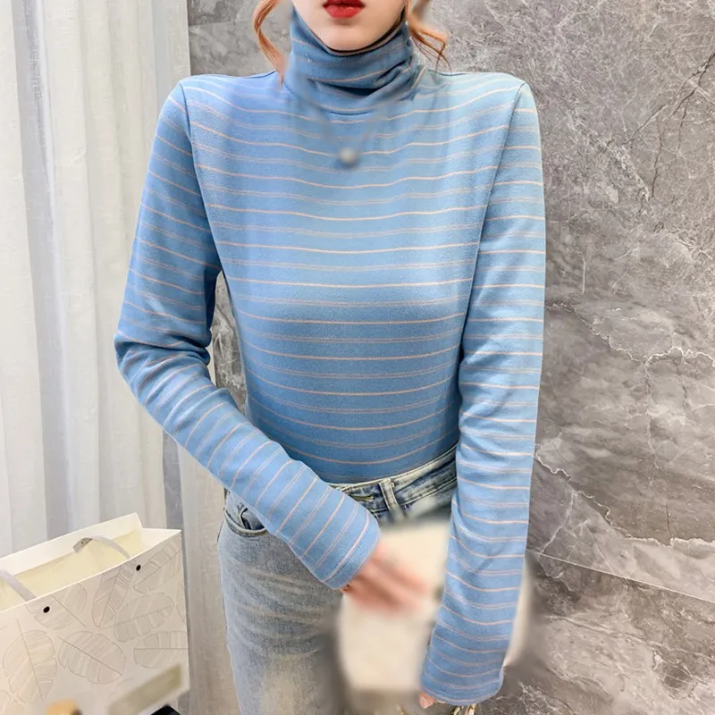 

Autumn Women's Long-sleeved T-shirts Inner And Outer Wear Versatile Thin Tops