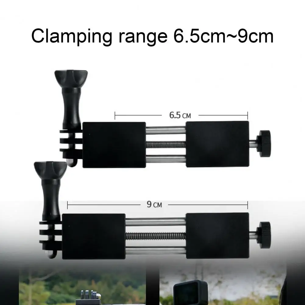 

Universal Adjustable Mobile Phone Clip Bracket with 1/4 Screw Adapter Tripod Holder Mount Mobile Phone Clip Aluminum Alloy