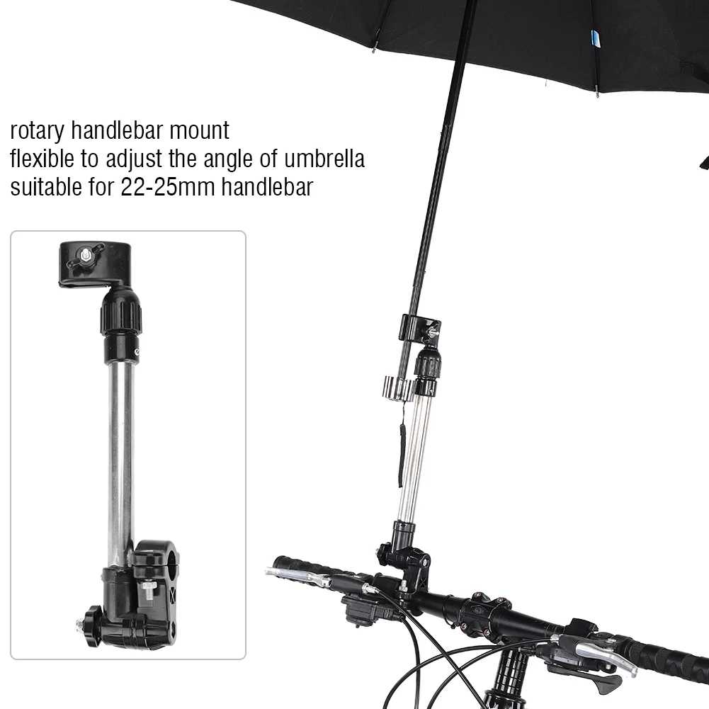 

Mount Stand Bicycle Accessories Baby Stroller Umbrella Holder Adjustable Baby Cart Parasol Shelf Cycling Bike Umbrellas Bracket