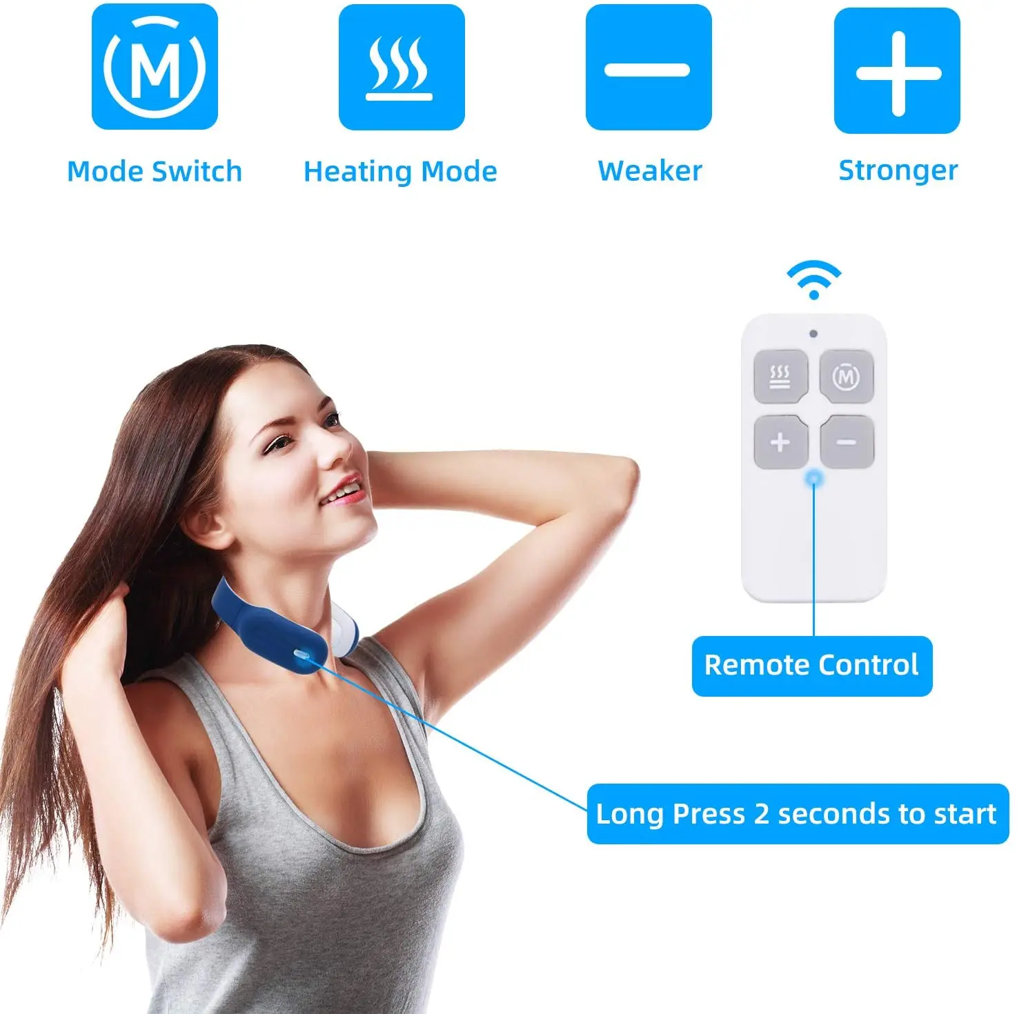 

Electric Shoulder and Neck Massager for Health-care Cervical Spine Physical Therapy To Relax The Body and Relieve Heat Pain