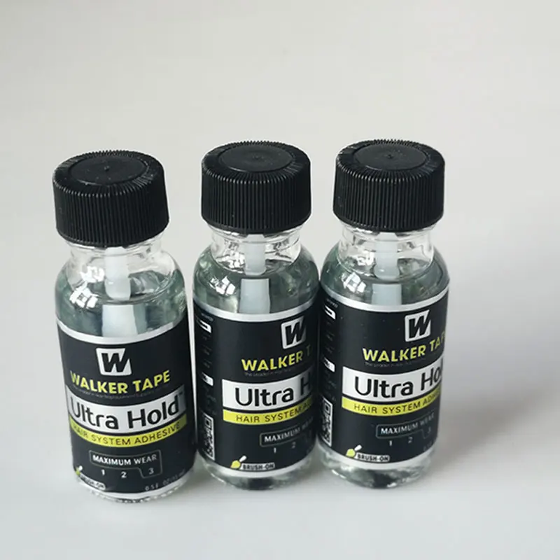 0.5oz glue 3 pcs Waterproof professional hair glue ULTRA HOLD LACE WIG ADHESIVE GLUE BY WALKER TAPE 0.5 OZ WITH Lace wig glue. toupee glue - Цвет: 0.5oz glue 3 pcs