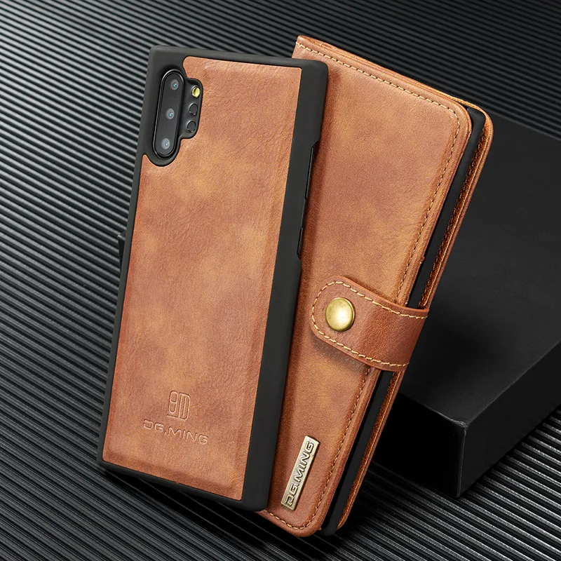 Роскошный кожаный чехол для Samsung Galaxy Note 10 9 S8 S9 S10 S20 A8 Plus A50 A70 + Note20 ультра откидной
