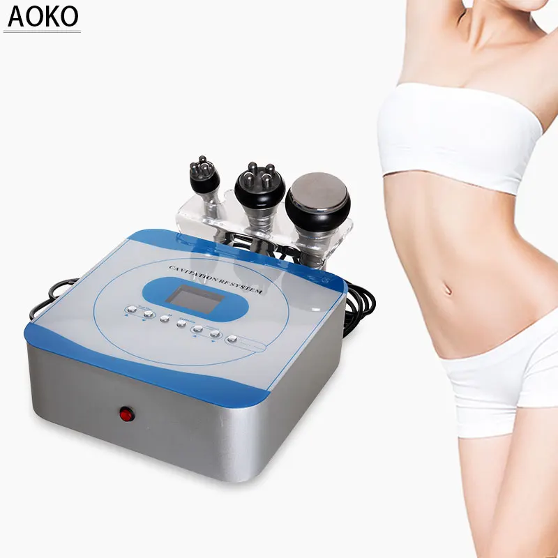 AOKO, 40 k, кавитация, 3 в 1, ультразвуковая машина для похудения, RF, для потери веса, тела, спа, ухода за лицом, инструмент для красоты, омоложения кожи, домашний салон