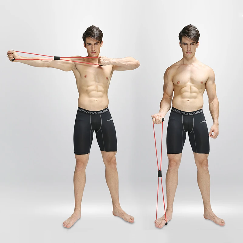 8 слов Эспандер для груди Йога тренажерный зал фитнес-эспандер резиновая трубка