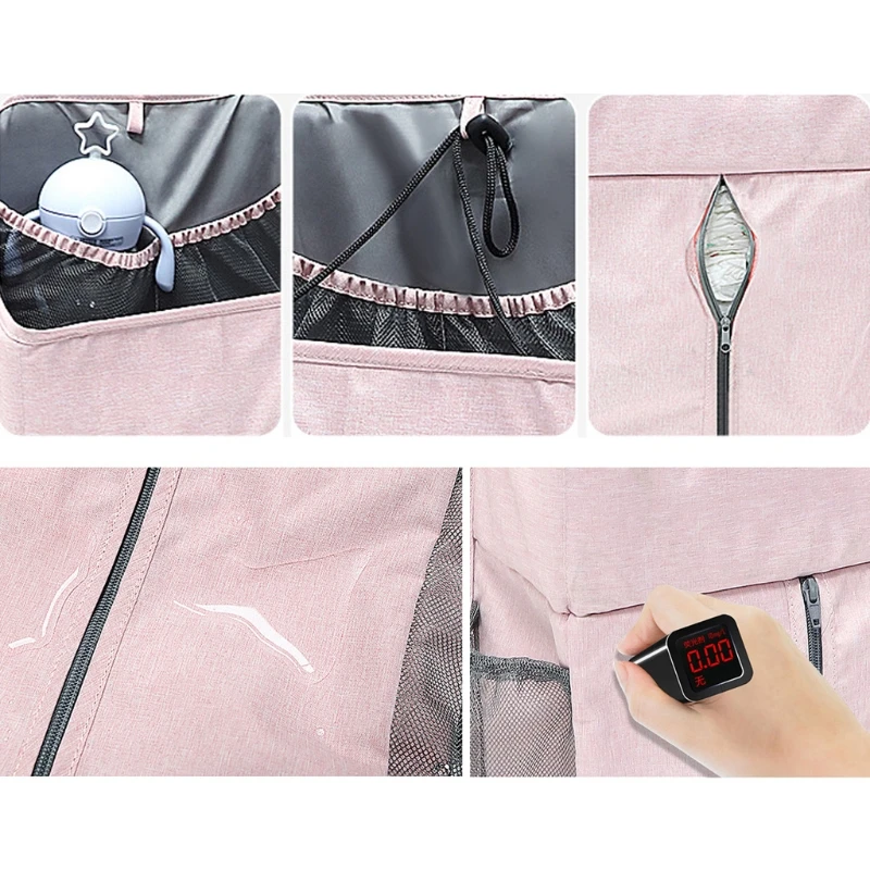 

Baby Bed Organizer Hanging Bags For Newborn Crib Diaper Storage Bags Infant Bedding Nursing Bags