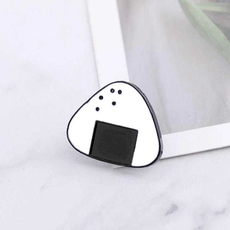 Японская рисовая брошь из шариков милый мультфильм вкусная японская кухня суши