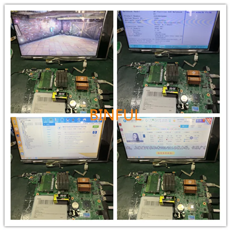 Высокое качество для DV7 DV7T DV7-4000 Материнская плата ноутбука 609787-001 609787-501 609787-601 DA0LX6MB6H1 HM55 DDR3 полностью протестирована