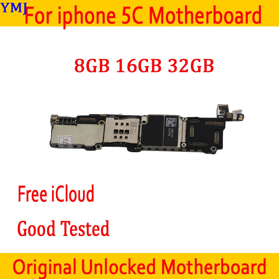 Заводская разблокированная материнская плата для iphone 5C с системой IOS 100%