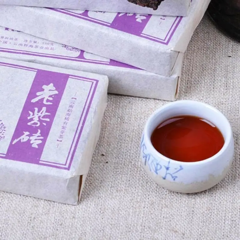 2018 год чай Yun Nan Pu erh Shu Ripe кирпич 250 г|Другие стаканы| |