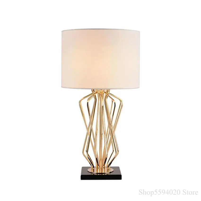 

Post-modern Marble Metal Desk Lamp Designer Neoclassical Table Lamp Living Room Model Room Study Chinese Desk Lamp Standing Lamp