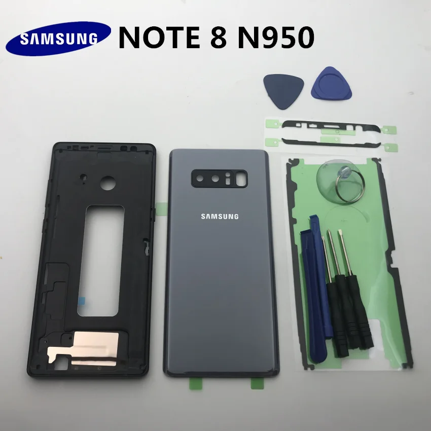 NOTE8 оригинальные новые запасные части для samsung Galaxy note 8 N950 N950F корпус набор автомобильный чехол Аксессуары+ Инструменты