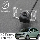 Камера заднего вида рыбий глаз Owtosin HD 1280*720 для Mazda DemioMazda 2 2003 2004 2005 2006 2007, автомобильные парковочные аксессуары