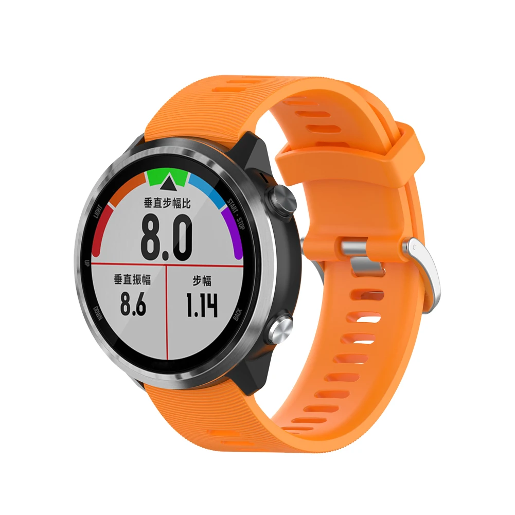 20 мм спортивный силиконовый ремешок для часов для Garmin Forerunner 245 245M 645 Vivoactive 3 умный браслет часы полоса красочный браслет