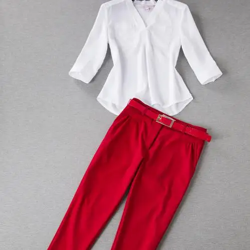 2020 женские летние костюмы блузка рубашка костюм из двух частей брендовая