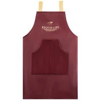 household kitchen waterproof and oil proof hand wiping apron fashion cooking apron jacket coverall