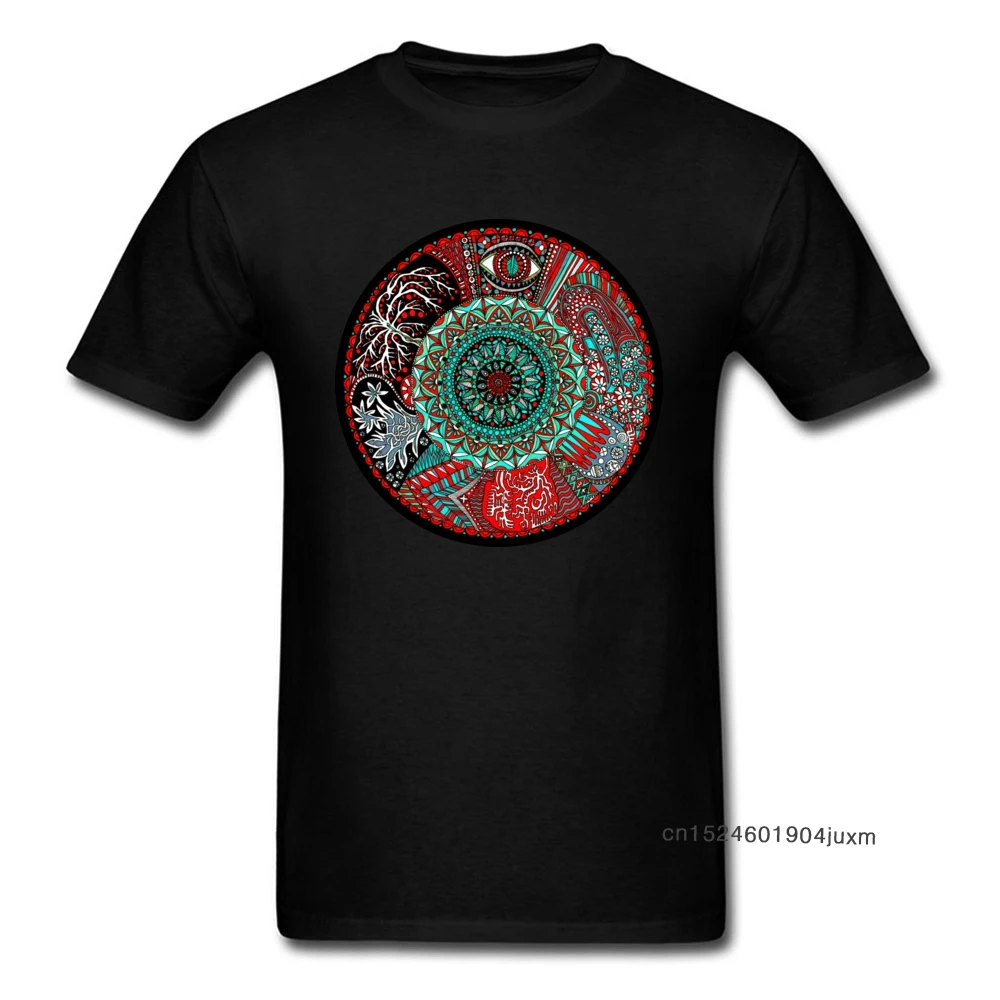 Футболка из 100% хлопка мужские футболки топы и с принтом Surreal Dream подходящие