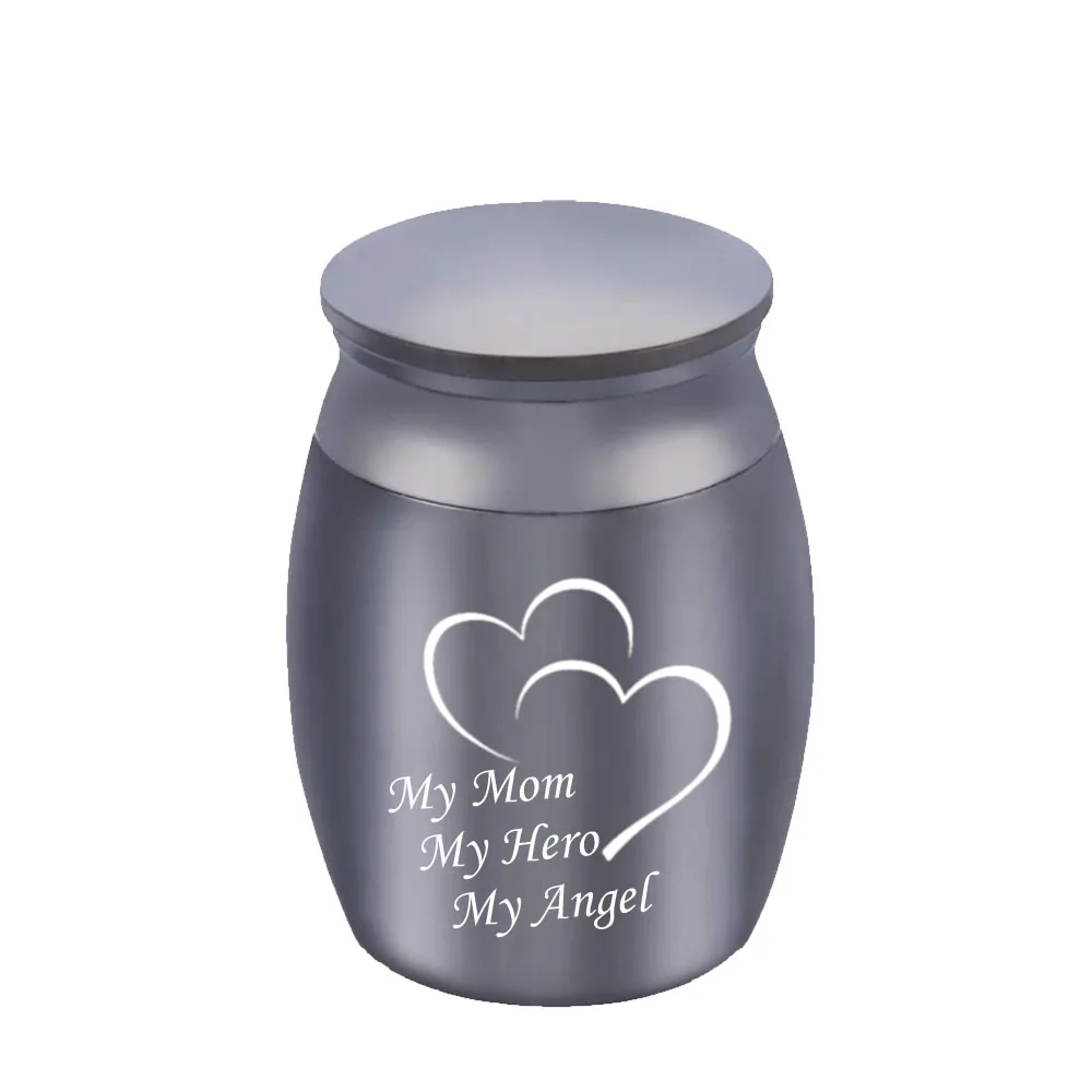 Мама мой ангел и герой-маленькие мини-фотоорны для золы нержавеющая сталь