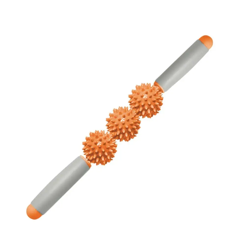 07 Новинка, массажная палочка для йоги, расслабляющая мышечная роликовая 5 шариков ежика, антицеллюлитная, для похудения, массажная палочка для тела, массажный инструмент для релаксации - Цвет: 07