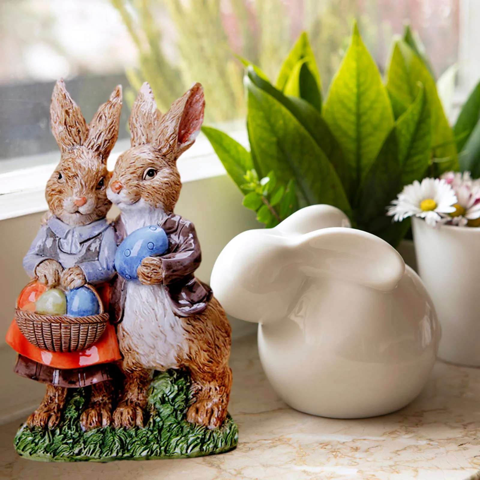 Пасхальные яйца кролик подарок украшения милый настольные для детской комнаты