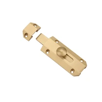345inch brass bolt furniture latch wood door lock hotel window safety buckle office household hardware part