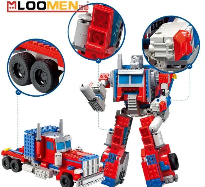 Трансформеры робот игрушки строительные блоки война создатель совместимые