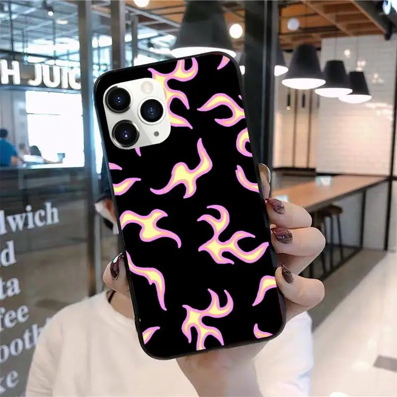 

Flame art cool fashion Phone Case for iPhone 11 12 pro XS MAX 8 7 6 6S Plus X 2020 XR Mini