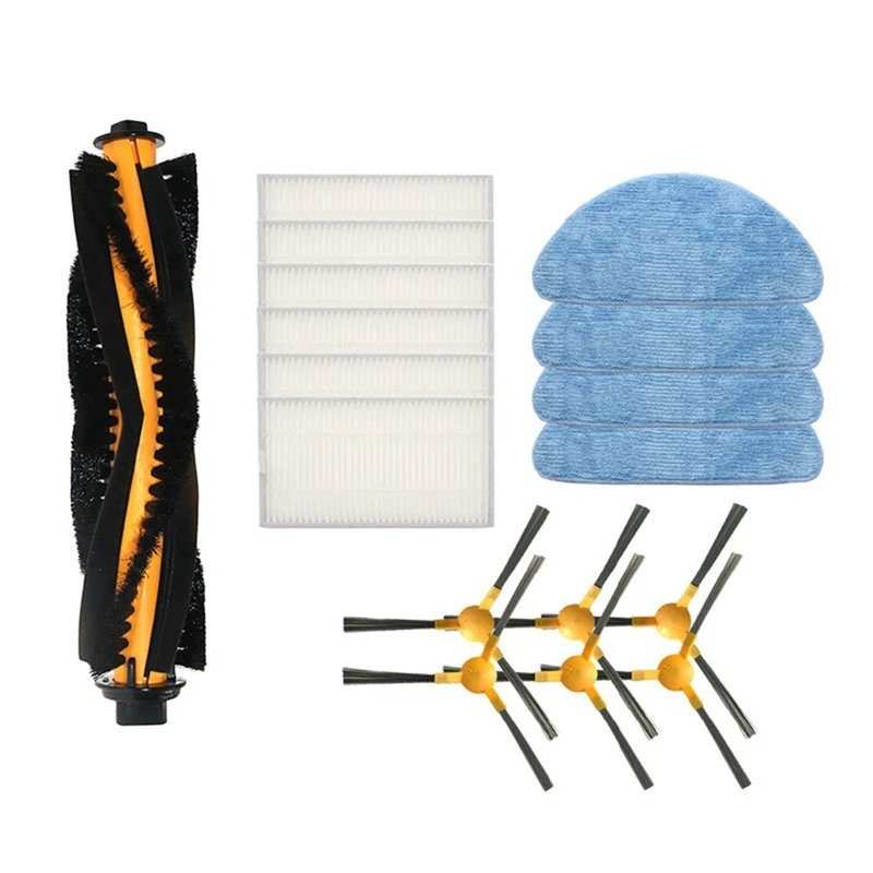 

Robot Vacuum Cleaner Accessories For Pursangnick Sweeper 800T820S Parts Main Roller Side Brush Mop Cloth HEPA Filter