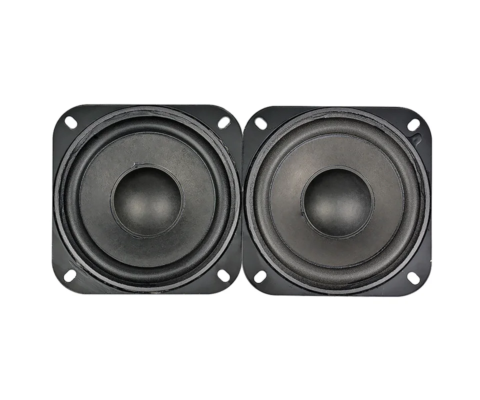 AIYIMA 2Pcs 4 Inch Full Range Audio Speaker 2 Ohm 15W Bass Sound Woofer Bluetooth HIFI Music Portable Loudspeaker - купить по