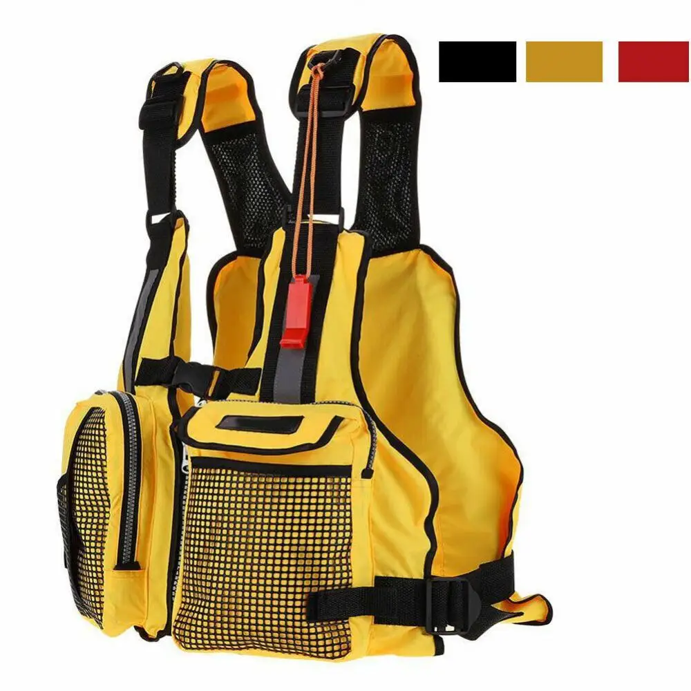 

Adjustable Adult Kayak Rafting Canoe Boating Swimming Buoyancy Life Jacket Vest