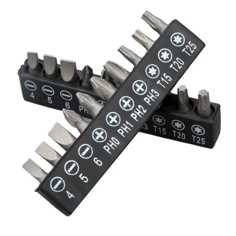 

10 шт./комплект, шестигранные биты для отвертки Philips, 6,35 мм, 1/4 дюйма