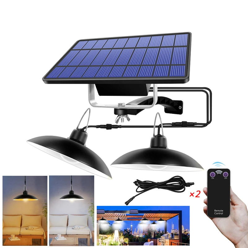 Подвесной светильник на солнечной батарее уличный комнатный автоматический с