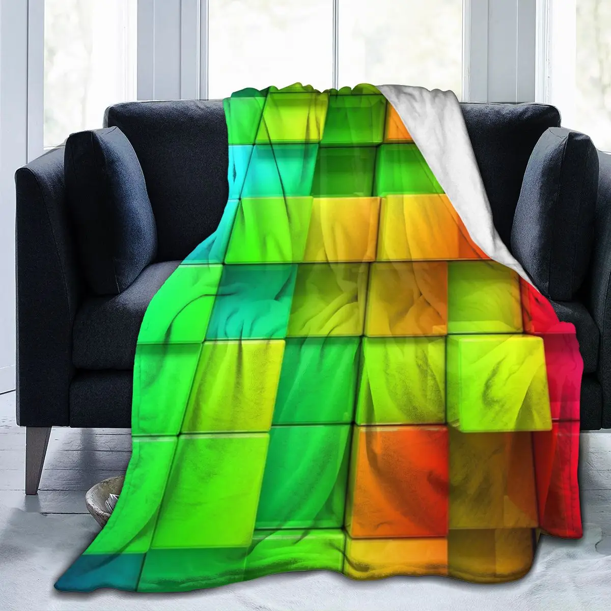 

Funny New 3D Personality Printed Flannel Blanket Sheet Bedding Soft Blanket Bed Cover Home Textile Decoration