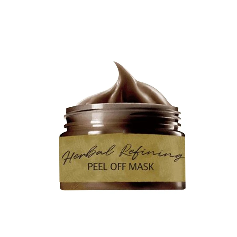

80ml/120ml Herbal Refining Peel-Off Mask Beauty Peel-off Mask Tearing Remove Blackhead Cleaning Pores Shrink Skin Care