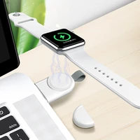 mini portable usb adapter wireless charger power dock fast charging compatible with apple iwatch 1 2 3 4 5 6 7 se