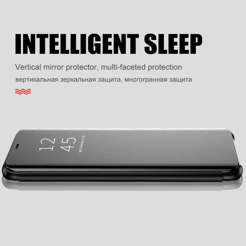 Роскошный Magentic умный зеркальный чехол для телефона Xiaomi Redmi Note 7 6 5 4x K20 8 Pro