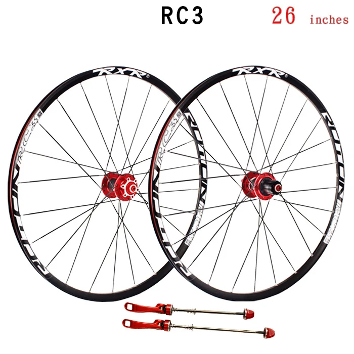 Комплект колес для горного велосипеда 26 дюймов дисковый тормоз RC3 5 подшипников 7