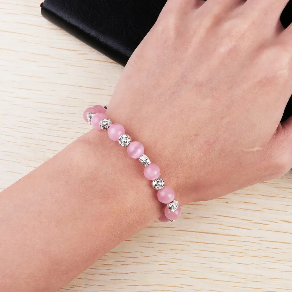 Браслеты для йоги модные браслеты из натурального камня женщин и мужчин имитация