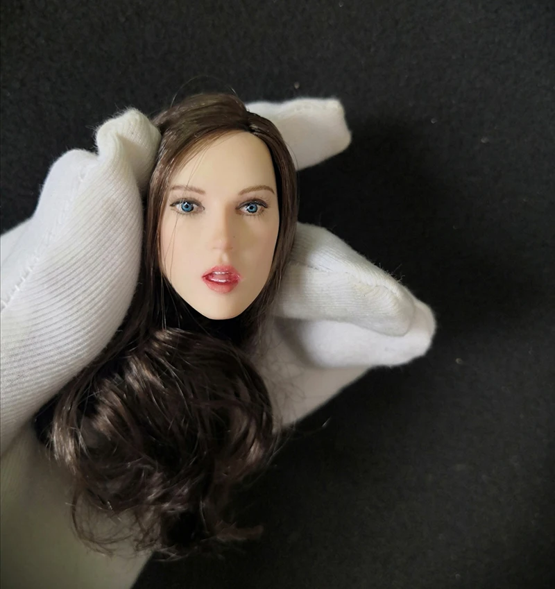 1/6 весы Mika Motosugi голова Лепка с вьющимися волосами для 12 &quotфигурки тела|Игровые